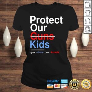 ClassicLadies Protect our guns kids fun reform now shirt