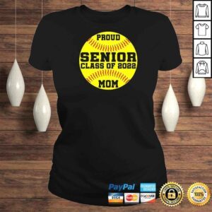 ClassicLadies Proud Senior Softball Mom Class Of 2022 Shirt