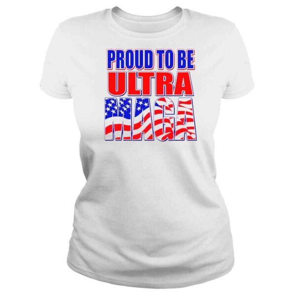 Proud To Be a Trump Supporter USA Flag TShirt - Image 3