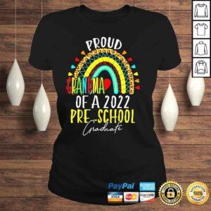 ClassicLadies Proud grandma of a class of 2022 preschool graduate shirt