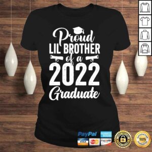 ClassicLadies Proud little brother of 2022 graduation class 2022 graduate shirt