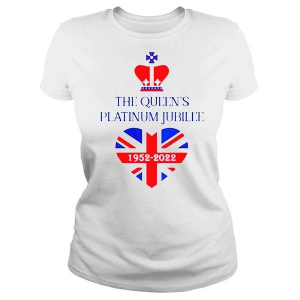 Queen Elizabeth Platinum Jubilee The Queen’s Heart 1952 2022 Shirt - Image 3