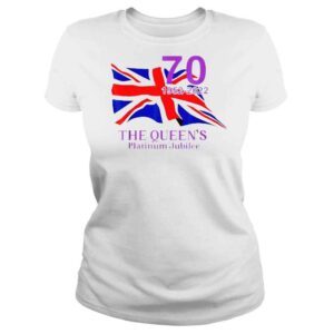 ClassicLadies Queen Elizabeths Platinum Jubilee Holiday Celebration 70 Years 1952 2022 Shirt