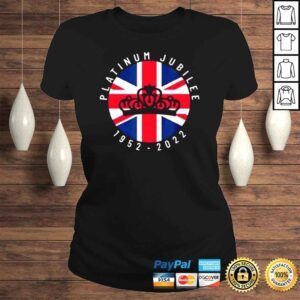 ClassicLadies Queen Platinum Jubilee British Flag 70 Year Celebration Shirt