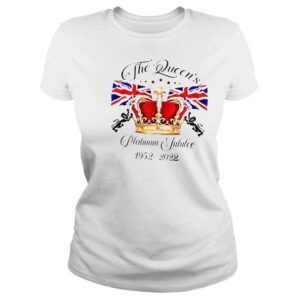 ClassicLadies Queen elizabeth iI platinum jubilee 2022 the queens crown shirt 1