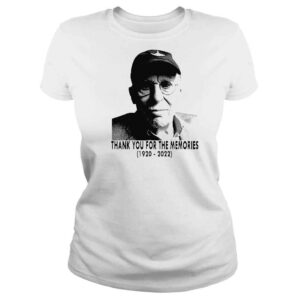 ClassicLadies RIP Roger Angell 1920 2022 Thank You For The Memories TShirt