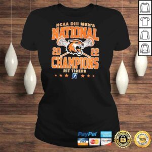 ClassicLadies RIT Tigers NCAA Division III Mens National Champions 2022 shirt