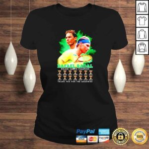 ClassicLadies Rafael Radal Roland Garros Champions thank you for the memories shirt