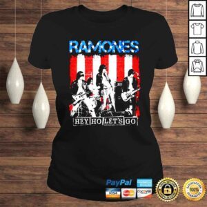 ClassicLadies Ramones hey ho lets go shirt