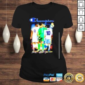 ClassicLadies Real Madrid Champions Karim Mostafa Benzema Vs Thibaut Courtois And Luka Modric Signatures Shirt