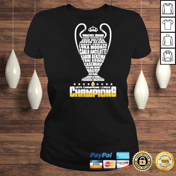 Real Madrid Cup 2022 UEFA Champions League Champions shirt - Image 3