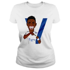 ClassicLadies Real madrid vinicius junior comic win champions shirt