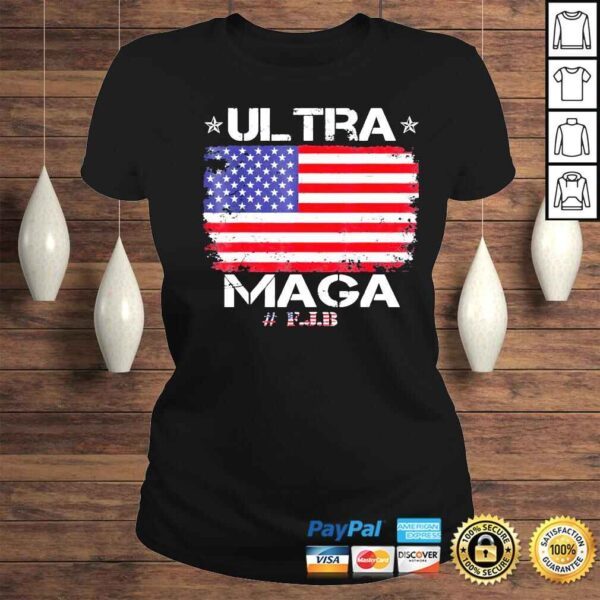 Retro American flag antI Joe Biden ultra maga patriotic usa shirt - Image 3