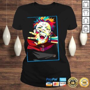 ClassicLadies Retro jujutsu kaisen anime shirt