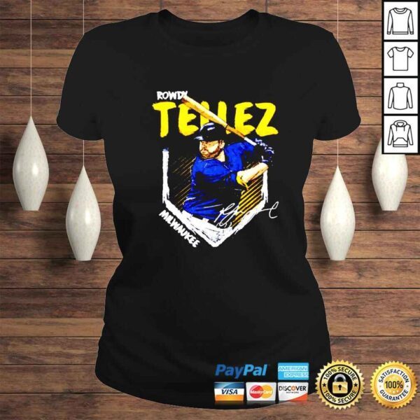 Rowdy Tellez Milwaukee Brewers Base signature shirt - Image 3