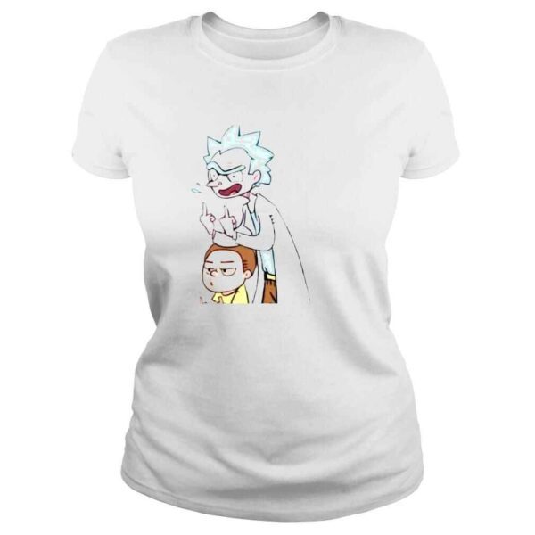 Rude rick and morty shirt - Image 3