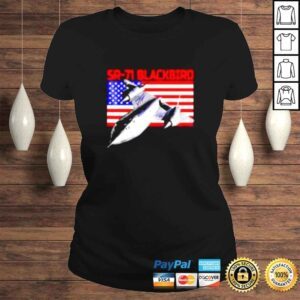 ClassicLadies SR71 Blackbird American flag shirt