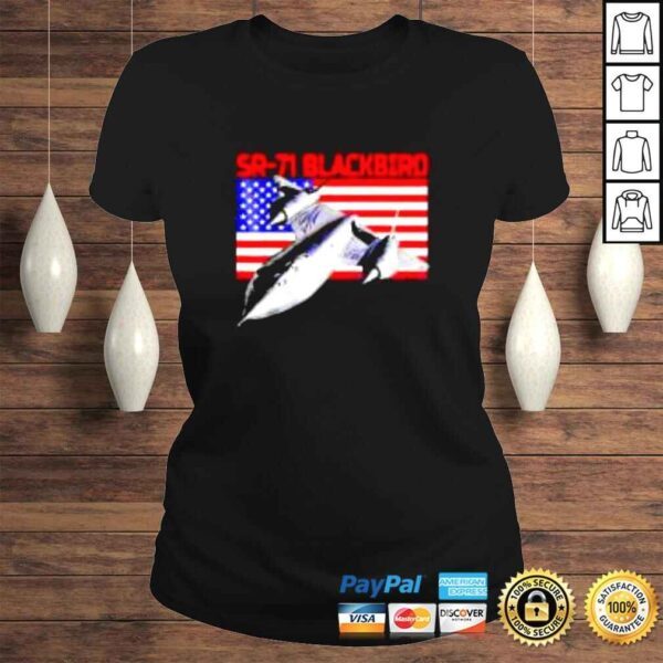 SR71 Blackbird American flag shirt - Image 3