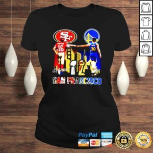 ClassicLadies San Francisco best players Montana and Curry champions signatures shirt