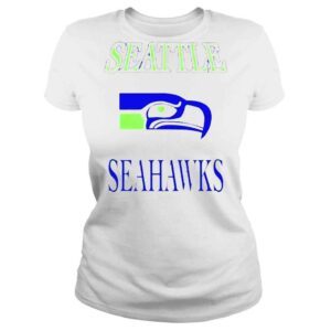 ClassicLadies Seattle Seahawks 1970s Vintage NFL Crewneck Sweatshirt