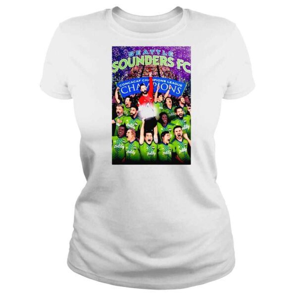 Seattle Sounders FC Concacaf Champions League poster shirt - Image 3