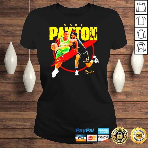 Seattle Supersonics Gary Payton guarded by Gary Payton II shirt - Image 3