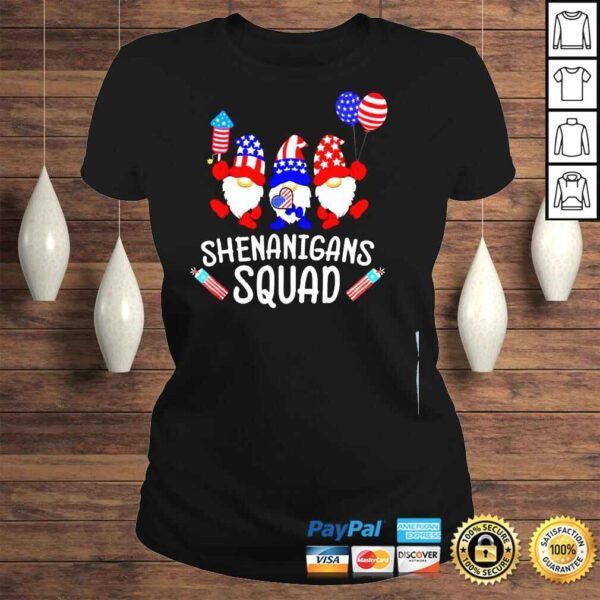 Shenanigans squad 4th of july gnomes usa independence day shirt - Image 3