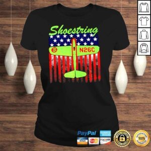 ClassicLadies Shoestring Stunter Control Line RC Airplane 4th of July USA Premium TShirt