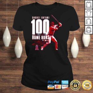 ClassicLadies Shohei Ohtani 100th Career Home Run Shirt