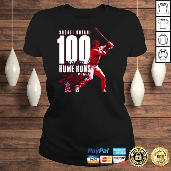 Shohei Ohtani 100th Career Home Run Shirt - Image 3