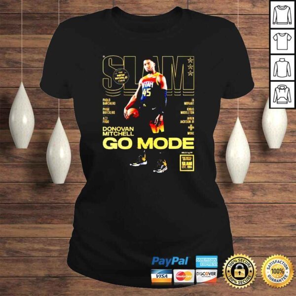 Slam Donovan Mitchell Go Mode Utah Jazz shirt - Image 3