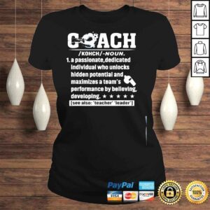 ClassicLadies Soccer coach definition soccer player sports futbol shirt