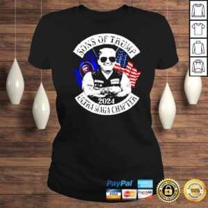 ClassicLadies Sons of Trump bikers 2024 Ultra Maga Chapter Tshirt