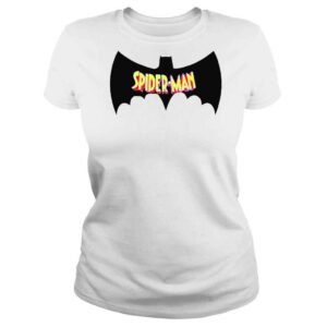 ClassicLadies Spiderman and Batman Logo shirt