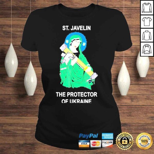 St Javelin The Protector of Ukraine Strong TShirt - Image 3