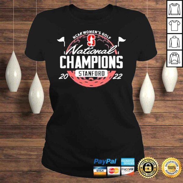 Stanford Cardinal 2022 NCAA Womens Golf National Champions Shirt - Image 3