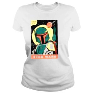 ClassicLadies Star Wars Boba Fett Vintage Trading Card 77 Graphic Shirt