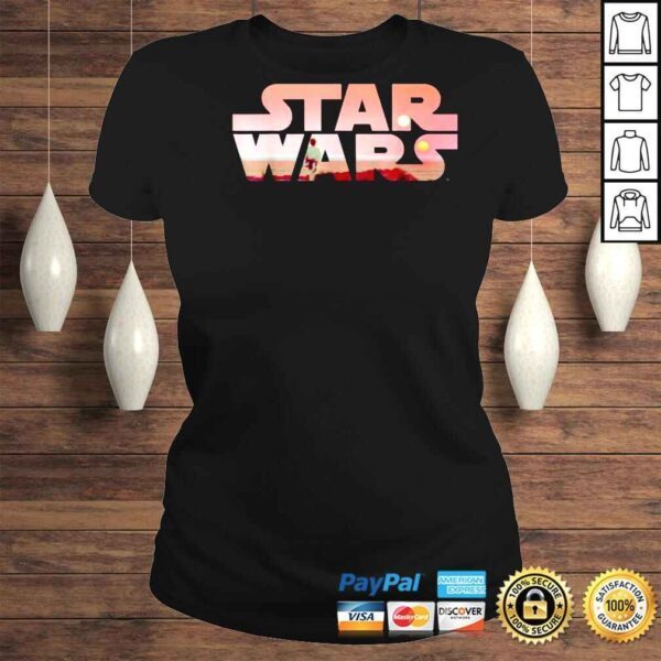 Star Wars Logo Luke Skywalker Tatooine Shirt - Image 3