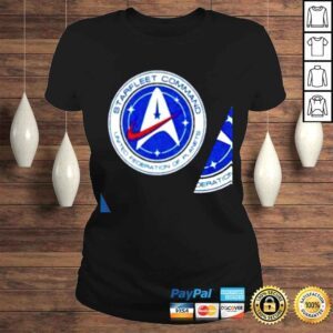 ClassicLadies Starfleet Command United Federation of Planets logo shirt