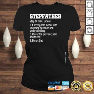 ClassicLadies Stepfather noun definition fathers day stepdad fahter dad shirt