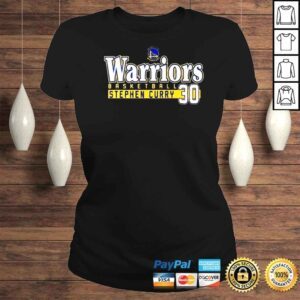 ClassicLadies Stephen Curry 30 Golden State Warriors Glow Up NBA shirt