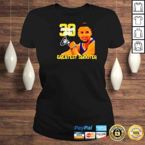 ClassicLadies Stephen Curry 30 greatest shooter signature basketball shirt