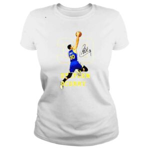 ClassicLadies Stephen Curry Golden State Warriors Basketball signature Shirt