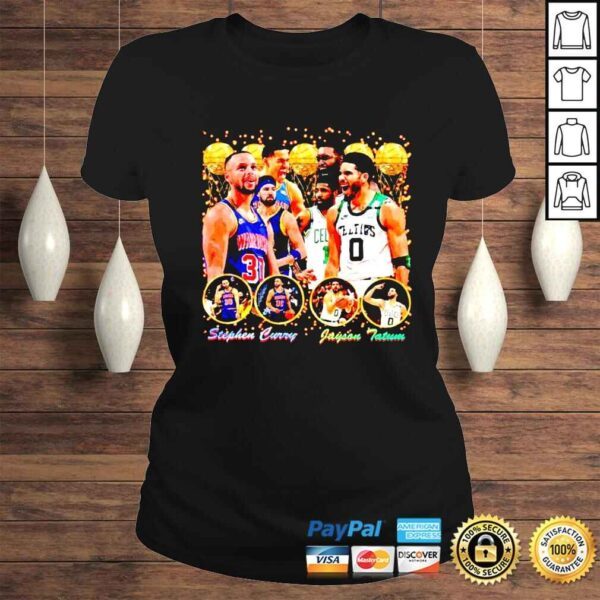 Stephen Curry X Jayson Tatum Golden State Warriors Vs Boston Celtics shirt - Image 3