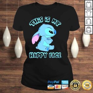 ClassicLadies Stitch this is my happy face shirt