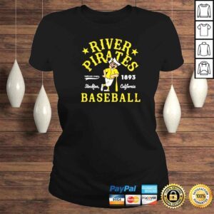 ClassicLadies Stockton River Pirates California Minor League Baseball Shirt