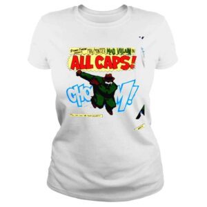 ClassicLadies Stones Throw MF Doom All caps comic shirt