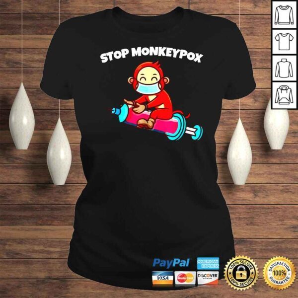 Stop Monkeypox 2022 Tshirt - Image 3