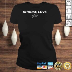 ClassicLadies Stop hate end racism choose love choose love buffalo shirt