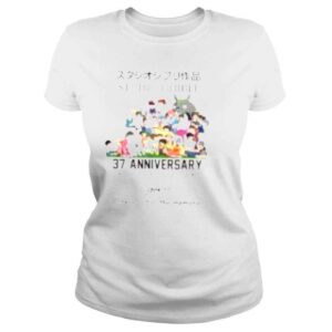 ClassicLadies Studio Ghibli 37th Anniversary 19852022 Miyazaki Hayao Signatures Thank You For The Memories Shirt